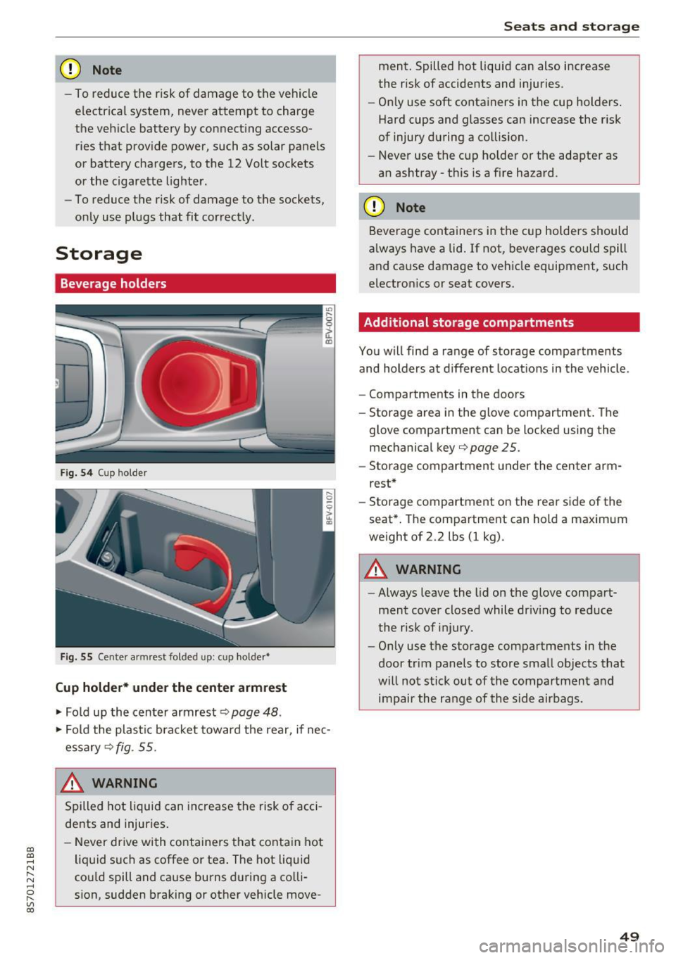 AUDI TT ROADSTER 2017 Workshop Manual CD
CD
.... N
" N .... 0 r--. V, co
CD Note
-To reduce the risk of damage to the vehicle
electrical system, never attempt to charge
the veh icle battery by connect ing accesso
ri AUDI TT ROADSTER 2017 Workshop Manual CD
CD
.... N
" N .... 0 r--. V, co
CD Note
-To reduce the risk of damage to the vehicle
electrical system, never attempt to charge
the veh icle battery by connect ing accesso
ri