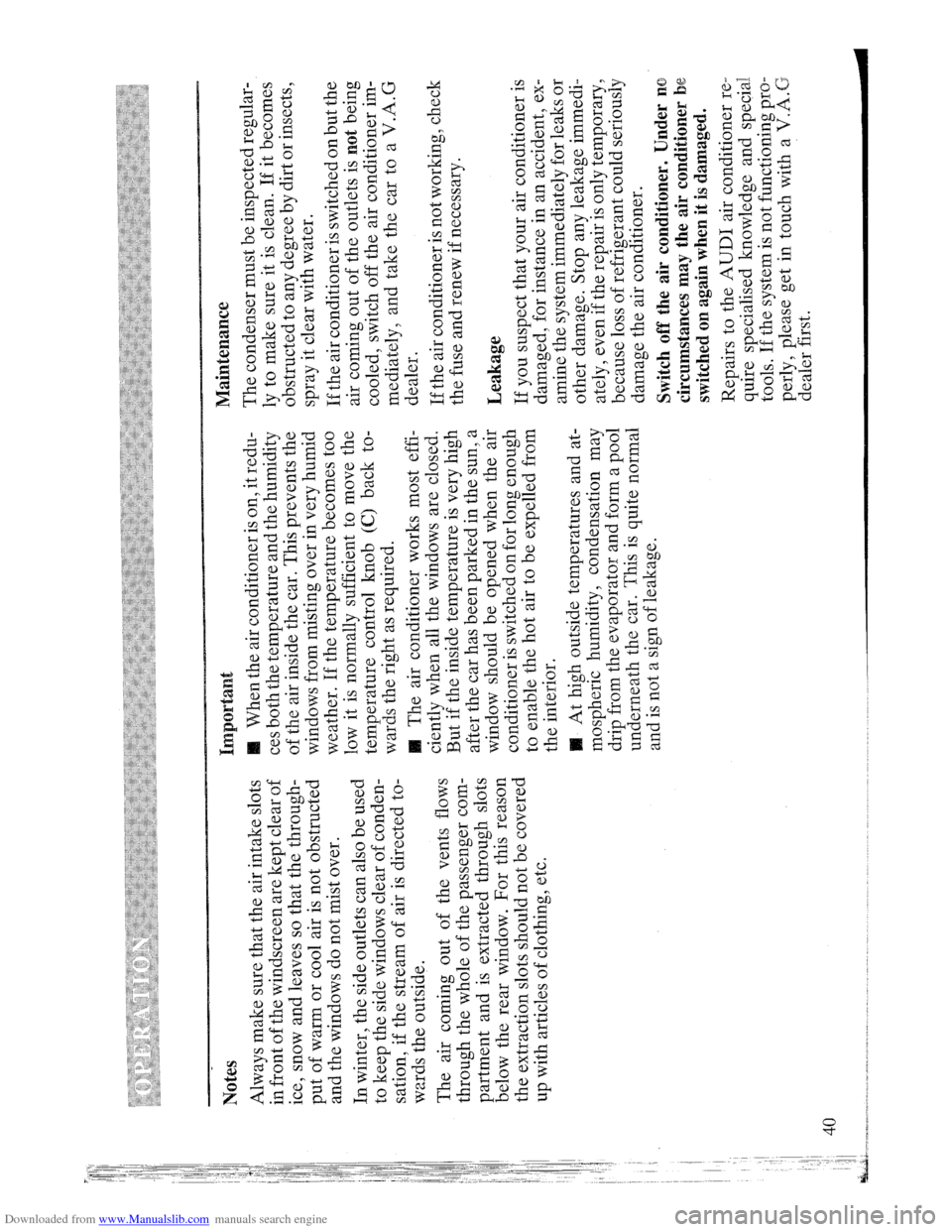 AUDI QUATTRO 1985 85 Service Manual Downloaded from www.Manualslib.com manuals search engine AUDI QUATTRO 1985 85 Service Manual Downloaded from www.Manualslib.com manuals search engine