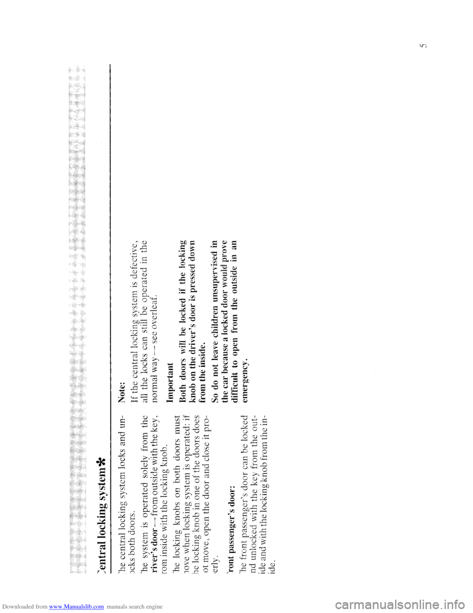 AUDI QUATTRO 1985 85 Owners Manual Downloaded from www.Manualslib.com manuals search engine AUDI QUATTRO 1985 85 Owners Manual Downloaded from www.Manualslib.com manuals search engine