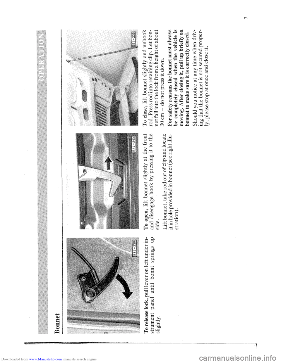 AUDI QUATTRO 1985 85 Owners Manual Downloaded from www.Manualslib.com manuals search engine AUDI QUATTRO 1985 85 Owners Manual Downloaded from www.Manualslib.com manuals search engine