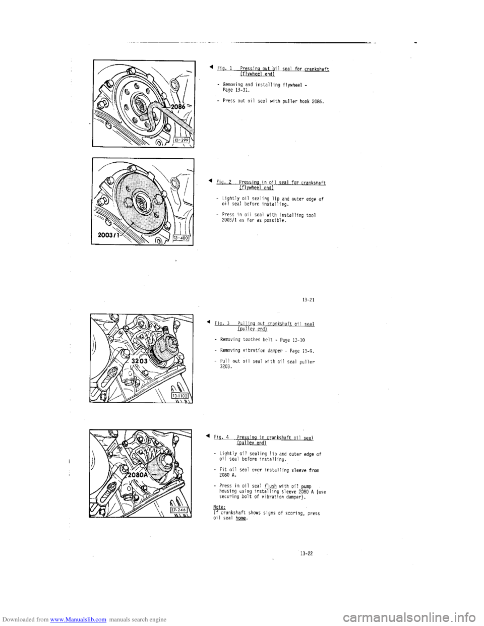 AUDI 100 1991 44 Engine Owners Manual Downloaded from www.Manualslib.com manuals search engine   