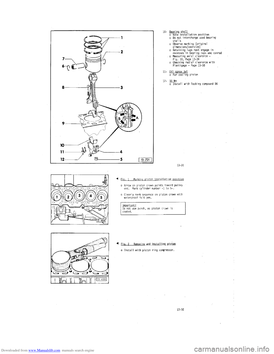 AUDI 100 1991 44 Engine Owners Guide Downloaded from www.Manualslib.com manuals search engine   