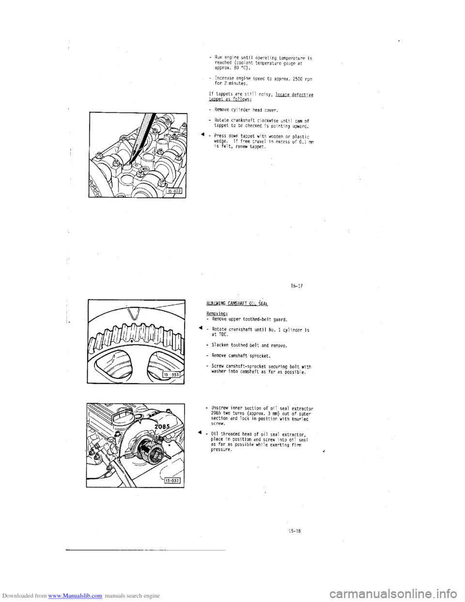 AUDI 100 1991 44 Engine Service Manual Downloaded from www.Manualslib.com manuals search engine   