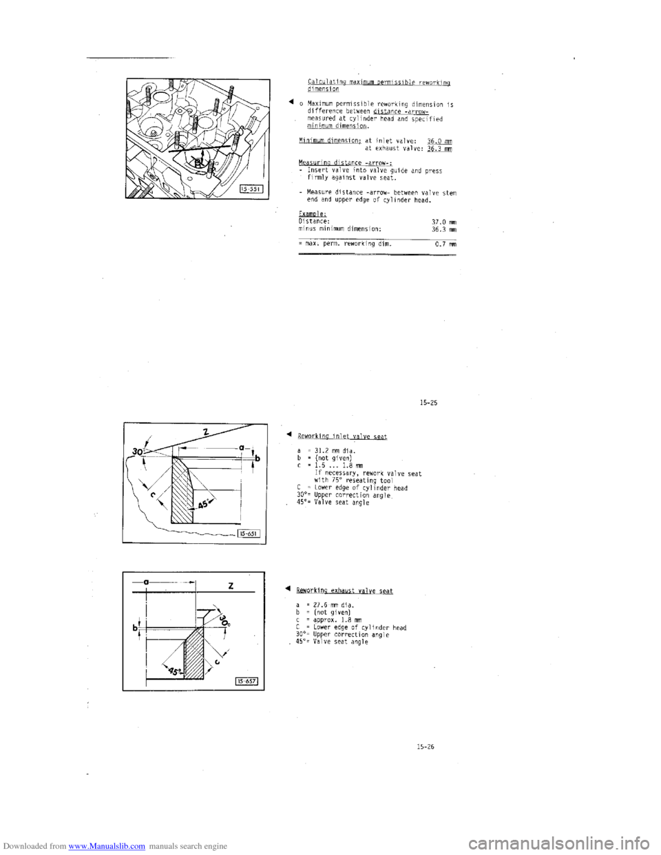 AUDI 100 1991 44 Engine Repair Manual Downloaded from www.Manualslib.com manuals search engine   