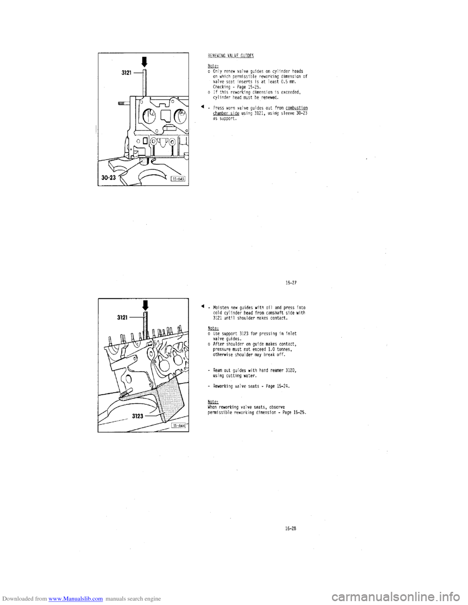 AUDI 100 1991 44 Engine Repair Manual Downloaded from www.Manualslib.com manuals search engine   