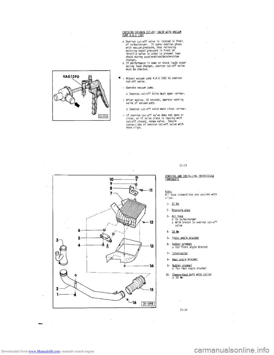 AUDI 100 1991 44 Engine Manual Online Downloaded from www.Manualslib.com manuals search engine   