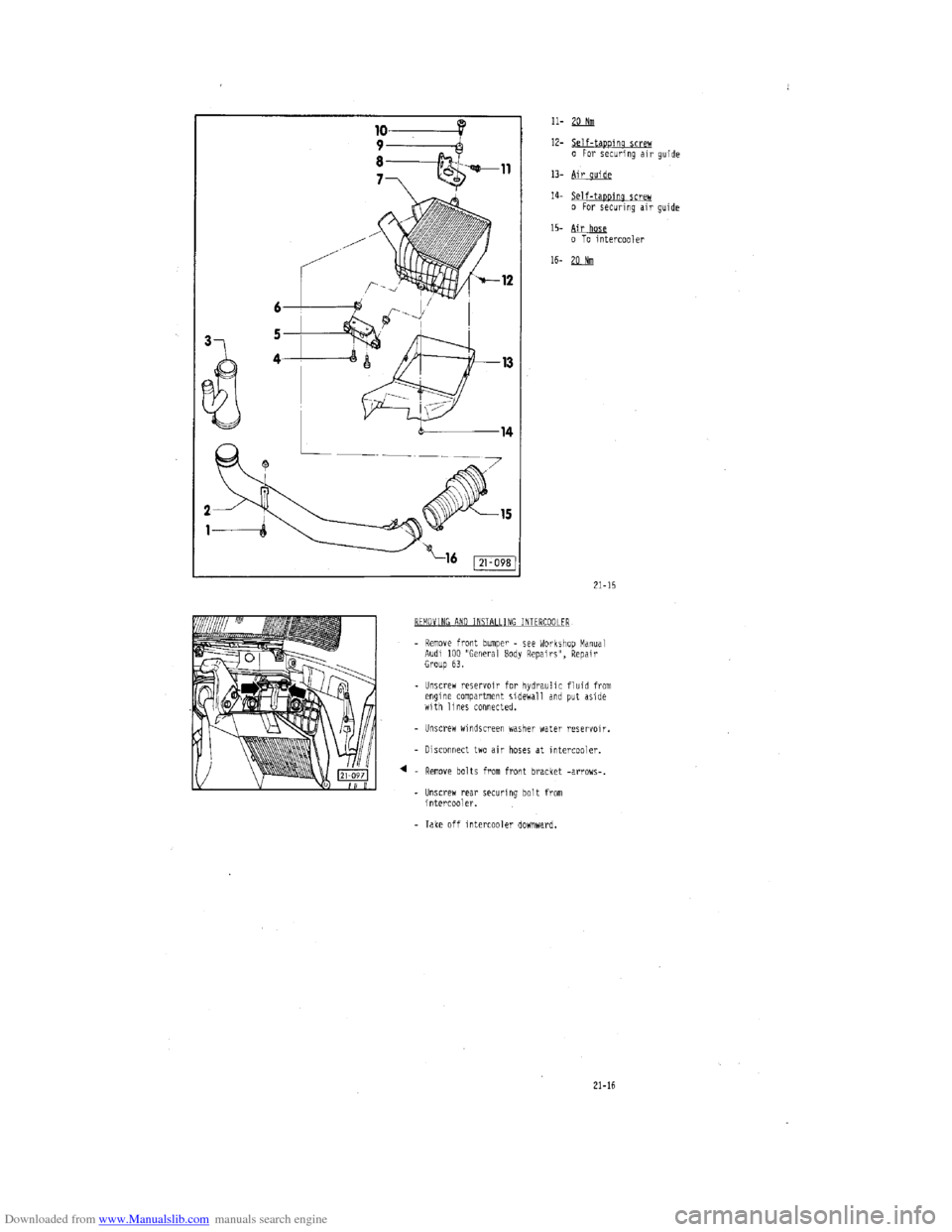 AUDI 100 1991 44 Engine Manual Online Downloaded from www.Manualslib.com manuals search engine   