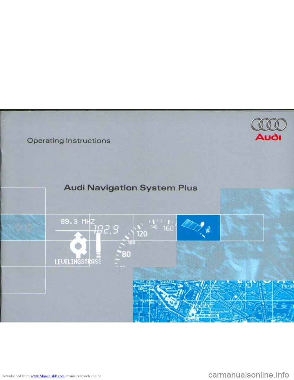AUDI A8 2001 D2 / 1.G Navigation System Plus Manual 