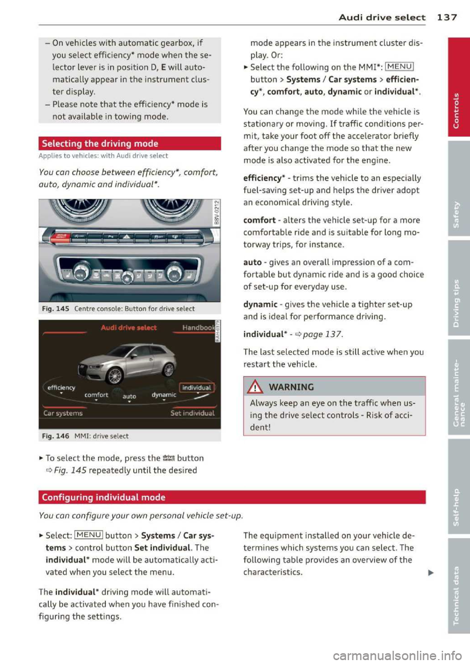 AUDI A3 2014 8V / 3.G Owners Manual AUDI A3 2014 8V / 3.G Owners Manual
