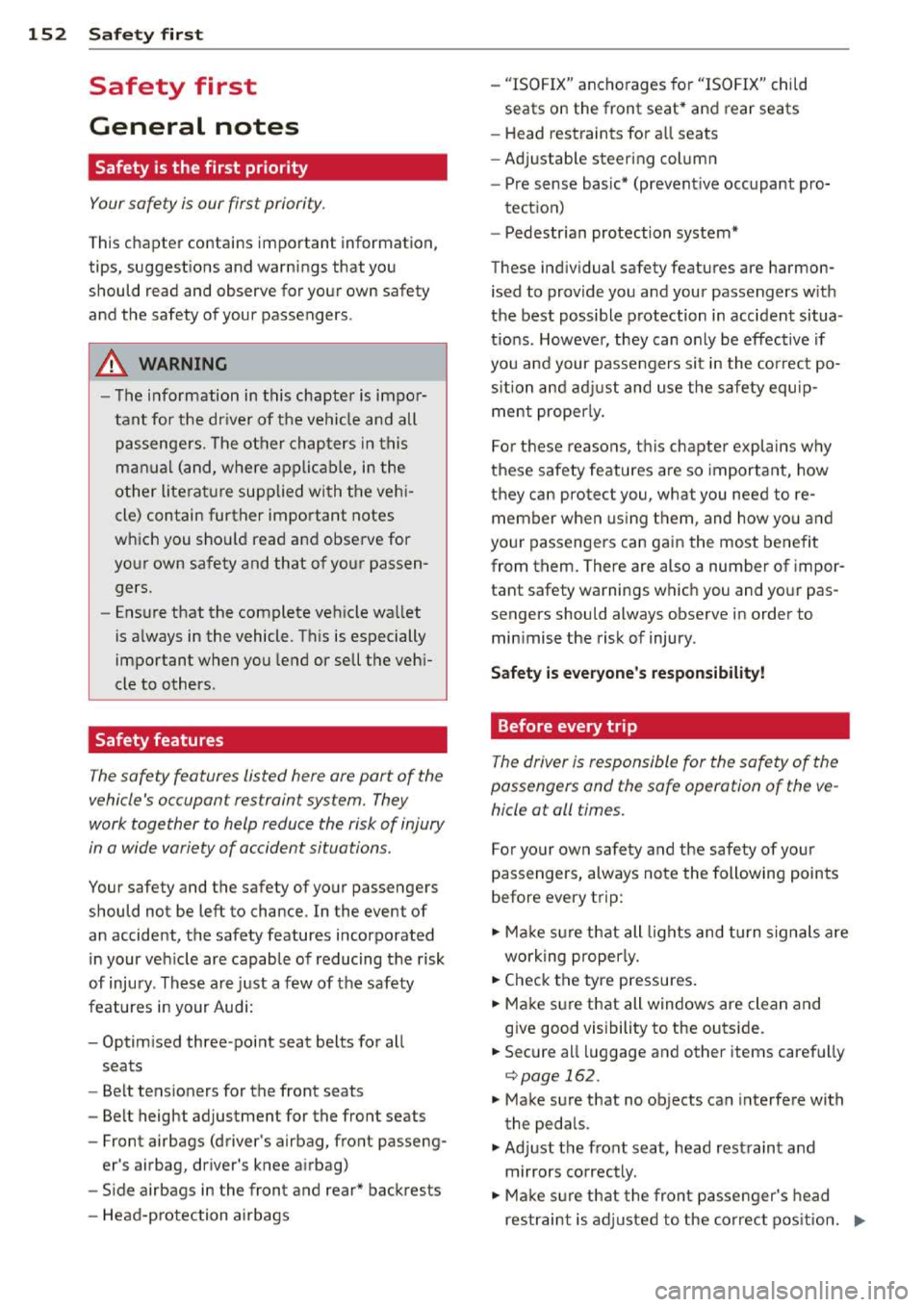 AUDI A3 2014 8V / 3.G Owners Manual AUDI A3 2014 8V / 3.G Owners Manual