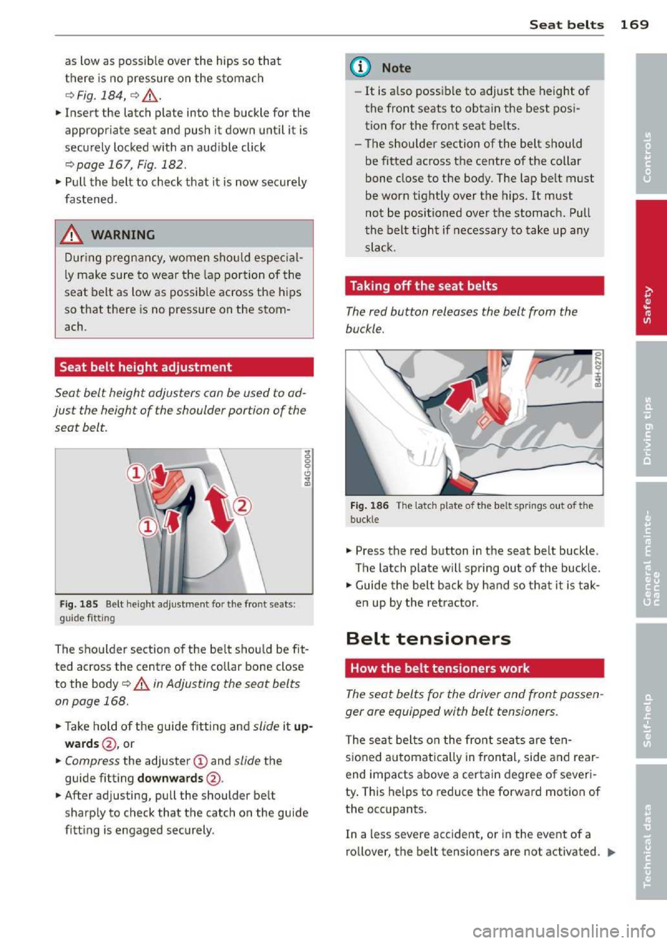 AUDI A3 2014 8V / 3.G Owners Manual 