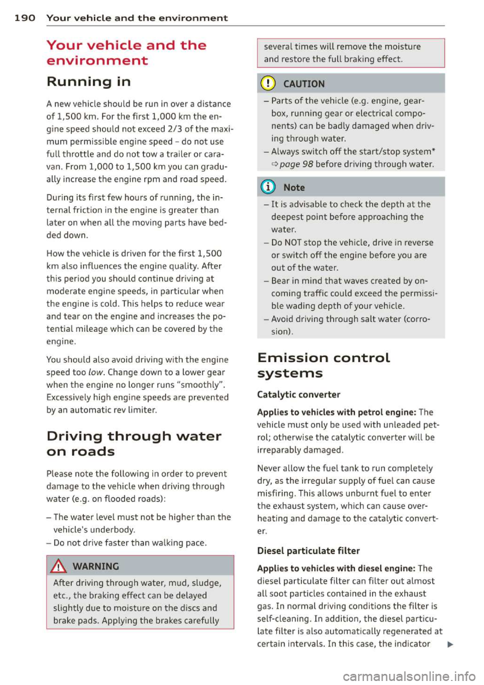 AUDI A3 2014 8V / 3.G Owners Manual AUDI A3 2014 8V / 3.G Owners Manual