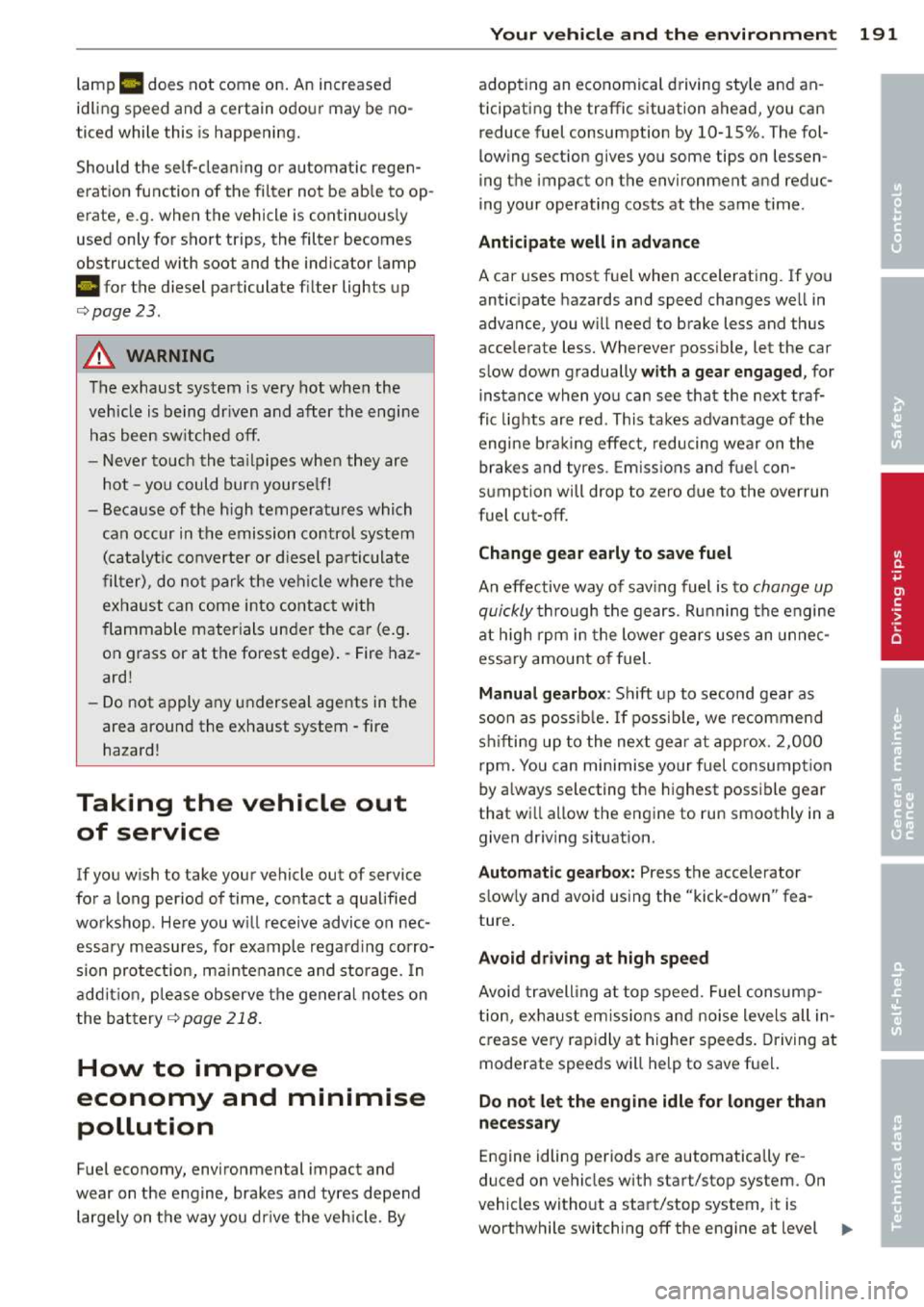 AUDI A3 2014 8V / 3.G Owners Manual AUDI A3 2014 8V / 3.G Owners Manual