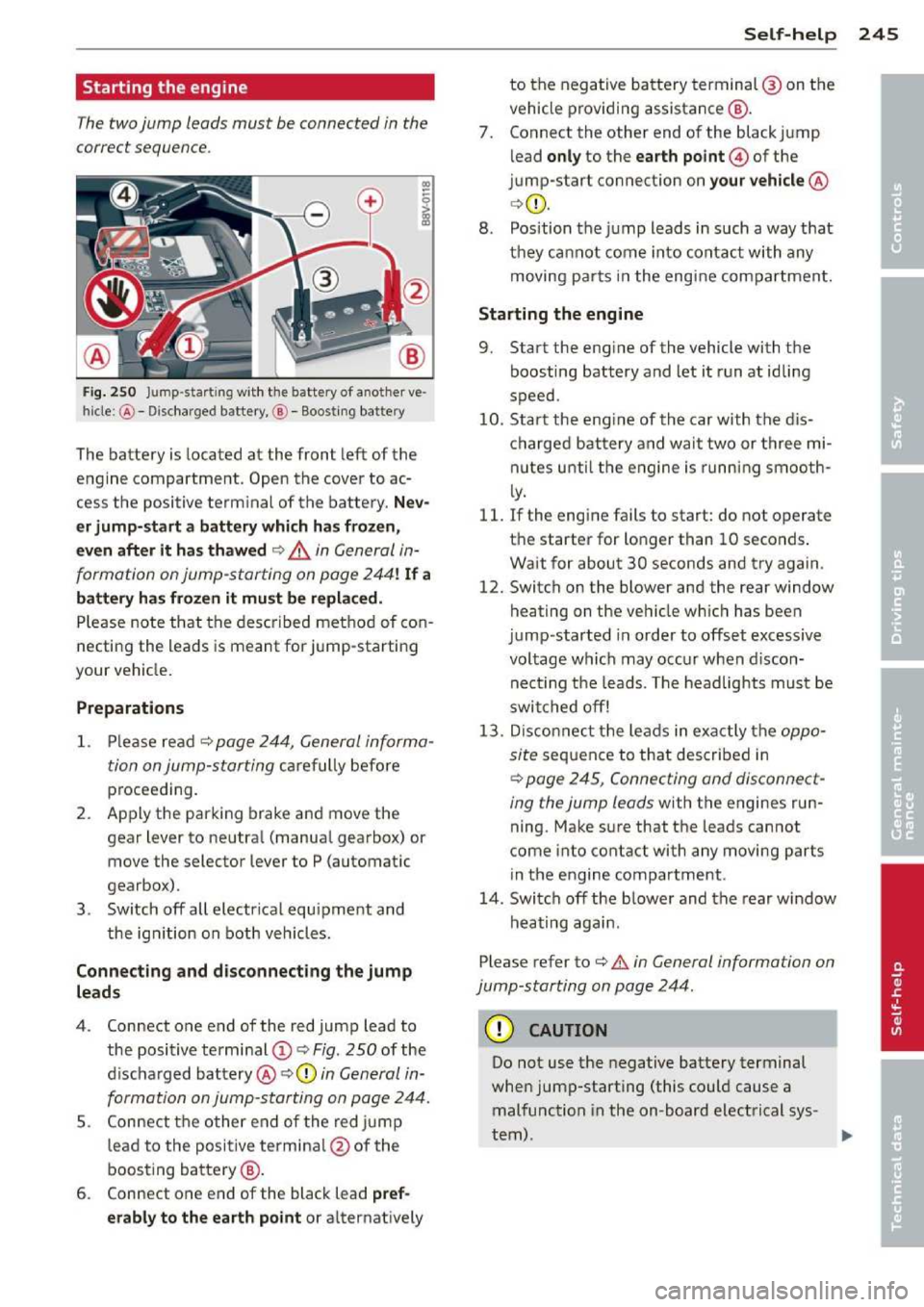 AUDI A3 2014 8V / 3.G Owners Manual 