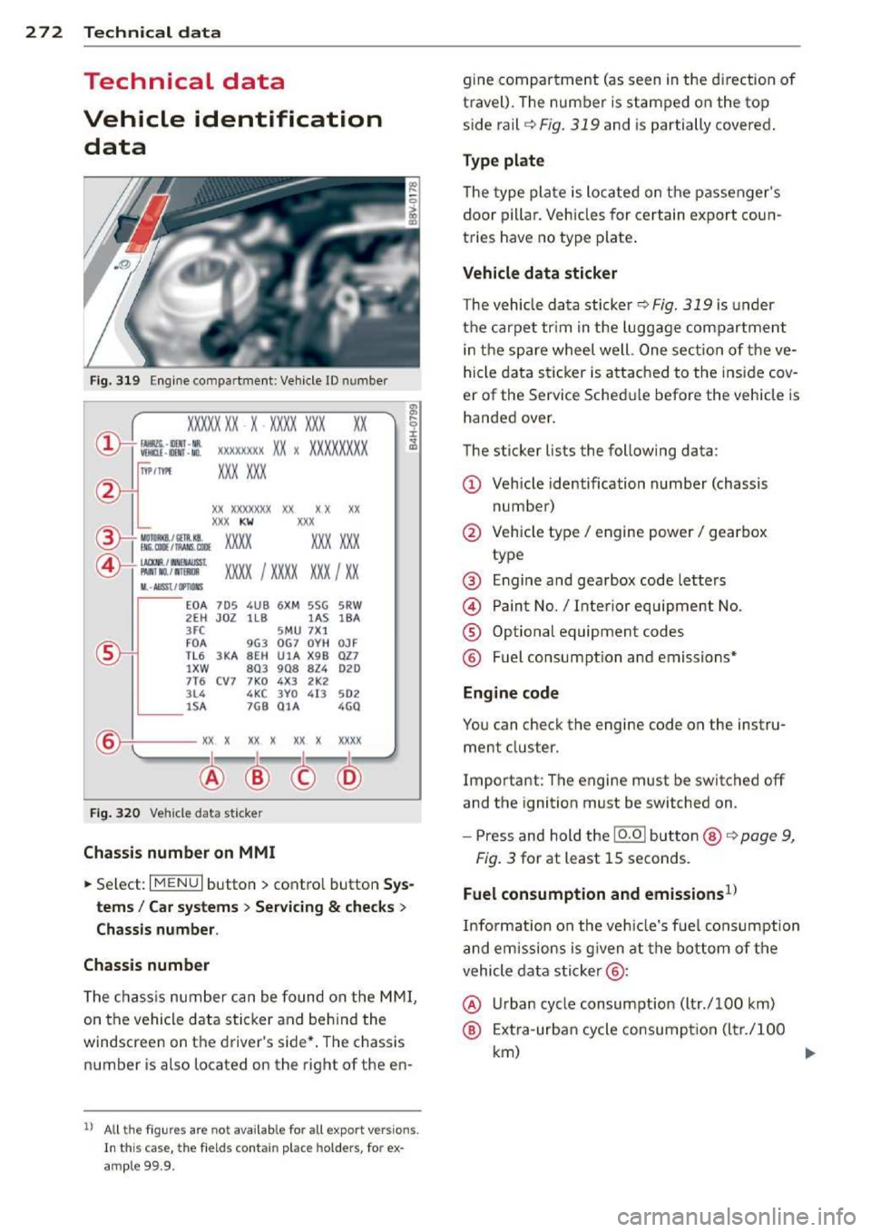 AUDI A3 2014 8V / 3.G Owners Manual 