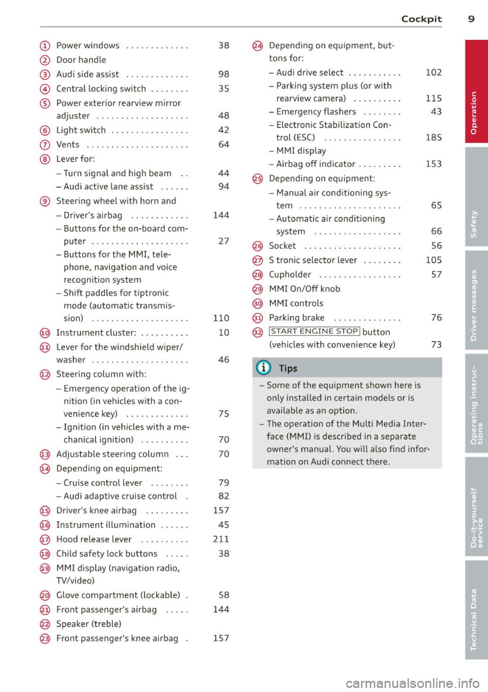 AUDI A3 SEDAN 2015 8V / 3.G User Guide 