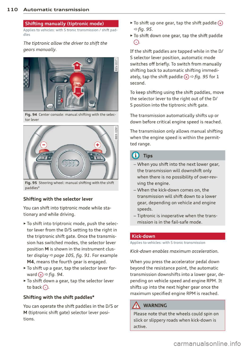 AUDI A3 SEDAN 2015 8V / 3.G Owners Manual 