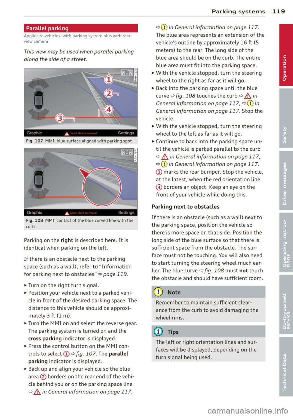 AUDI A3 SEDAN 2015 8V / 3.G Owners Manual 