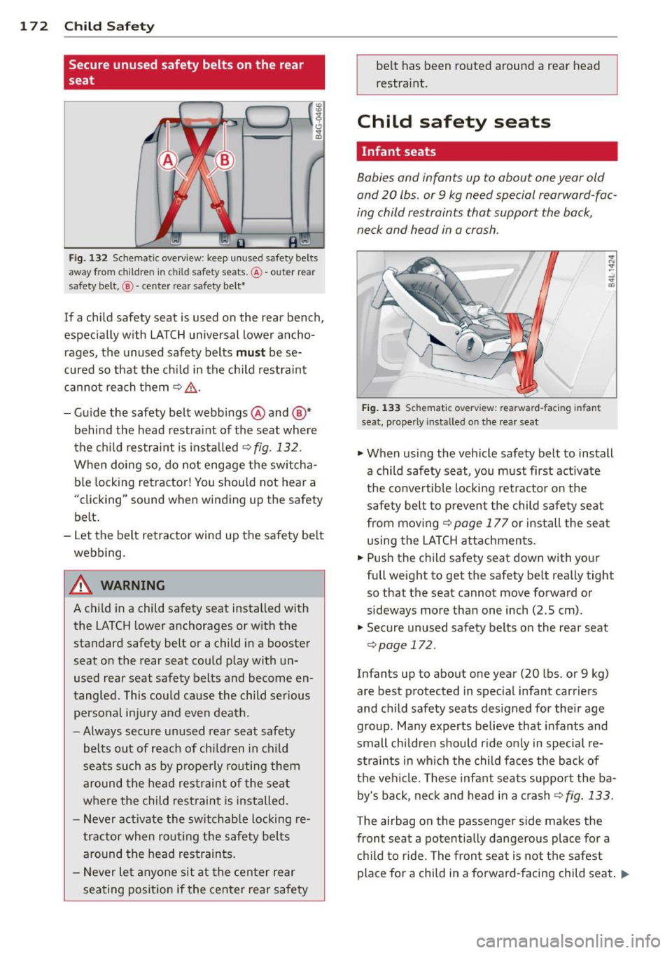 AUDI A3 SEDAN 2015 8V / 3.G Owners Manual 