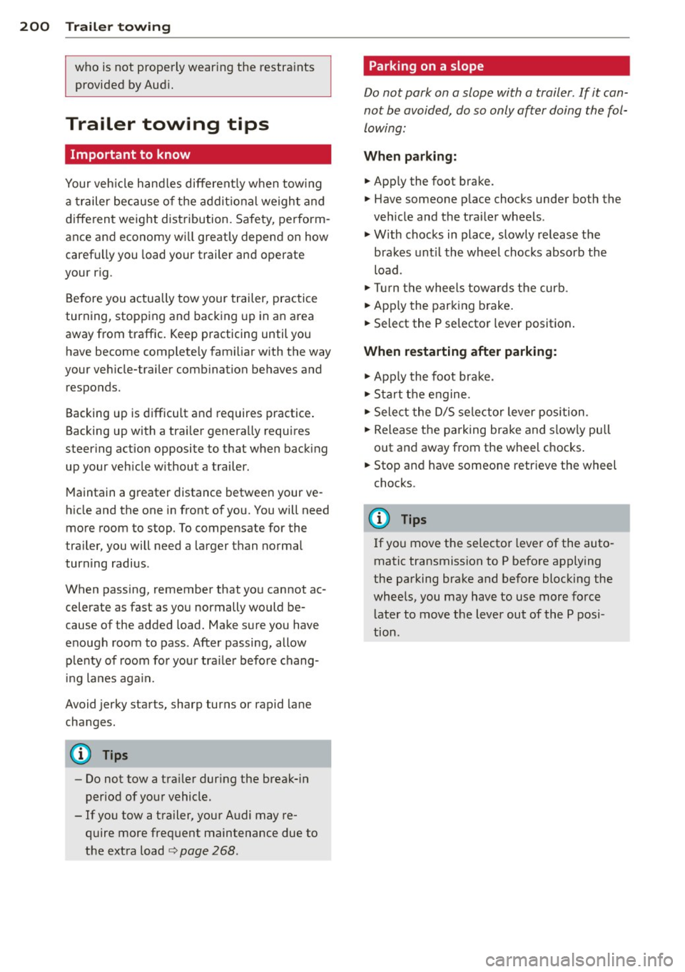 AUDI A3 SEDAN 2015 8V / 3.G Owners Manual AUDI A3 SEDAN 2015 8V / 3.G Owners Manual