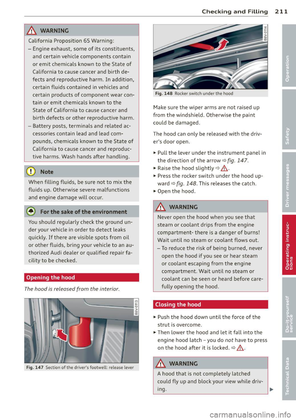 AUDI A3 SEDAN 2015 8V / 3.G Owners Manual AUDI A3 SEDAN 2015 8V / 3.G Owners Manual