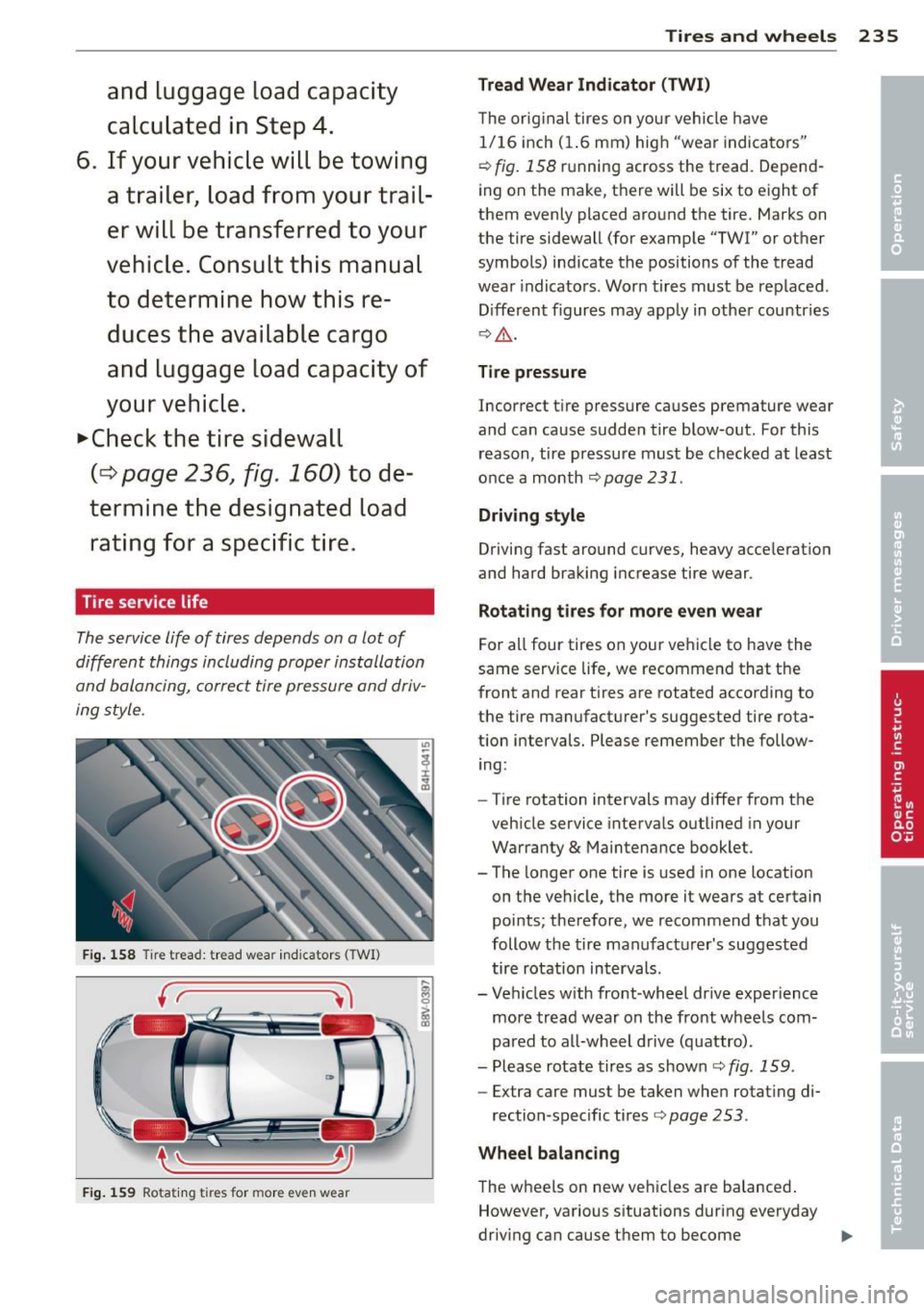 AUDI A3 SEDAN 2015 8V / 3.G Owners Manual 