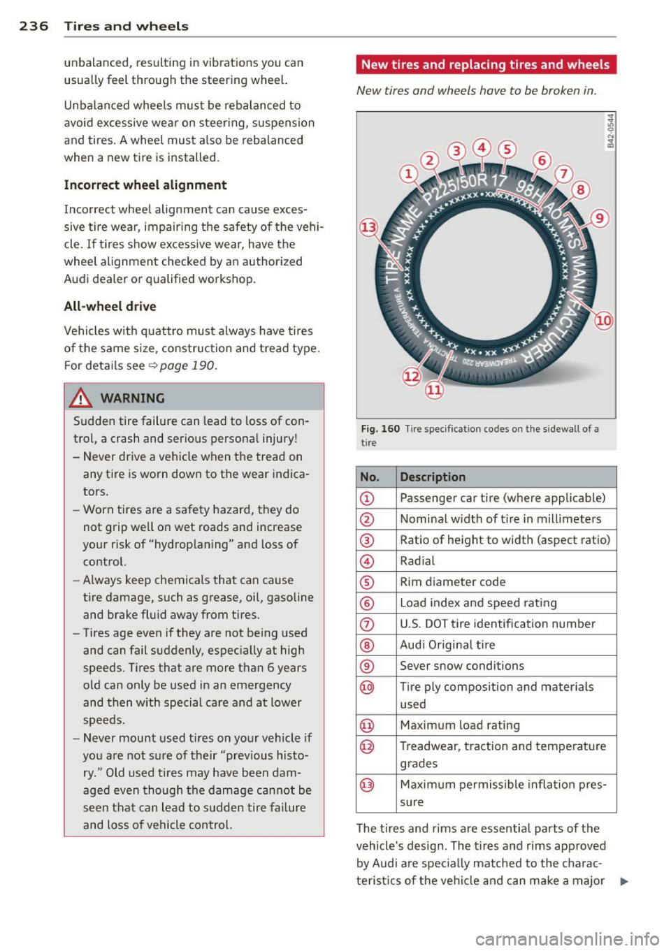 AUDI A3 SEDAN 2015 8V / 3.G Owners Manual 