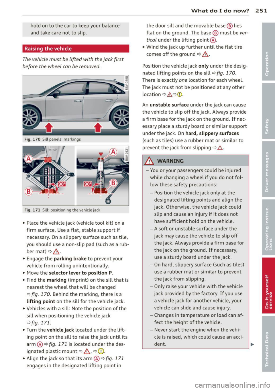 AUDI A3 SEDAN 2015 8V / 3.G Owners Manual 