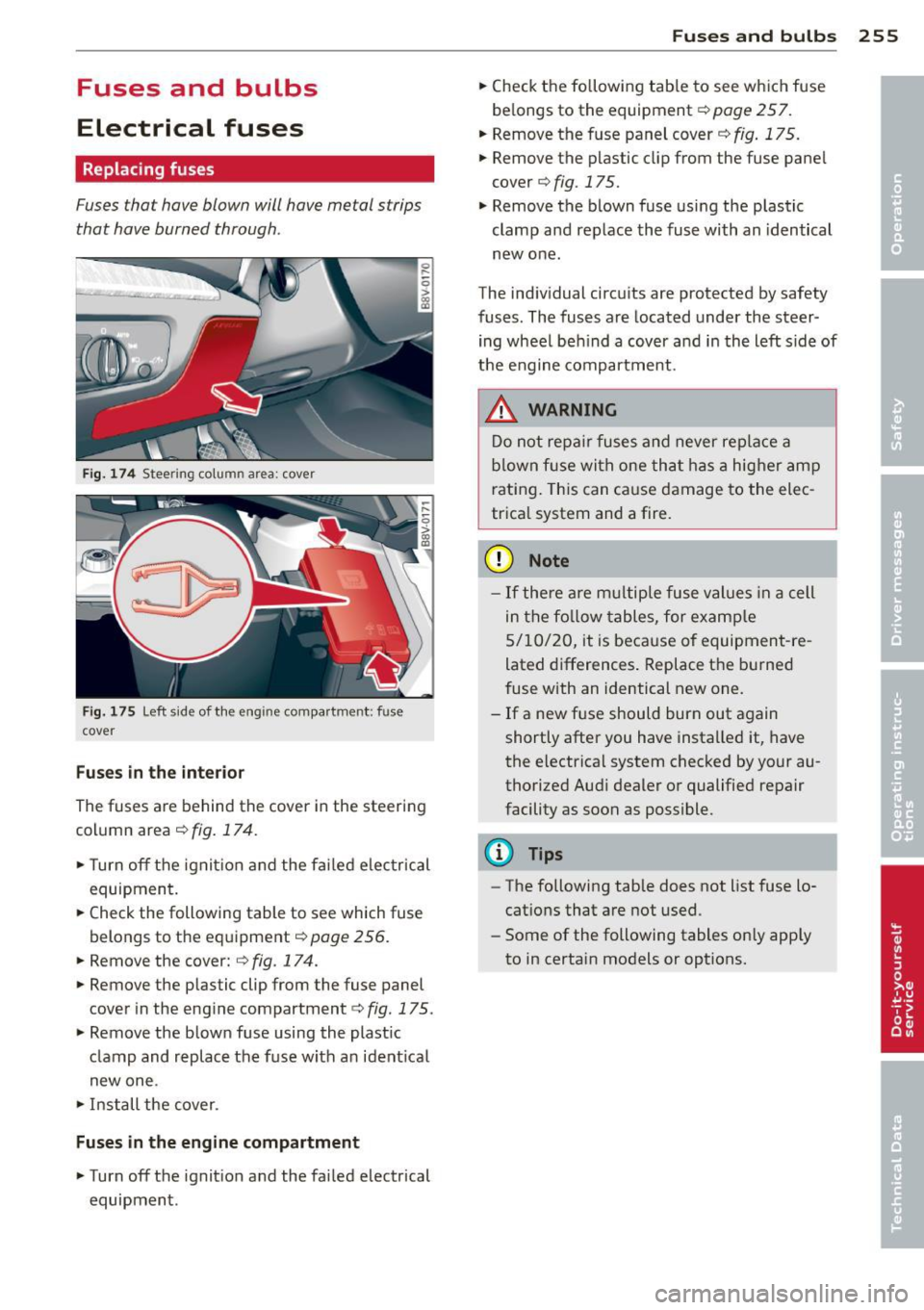 AUDI A3 SEDAN 2015 8V / 3.G Owners Manual 