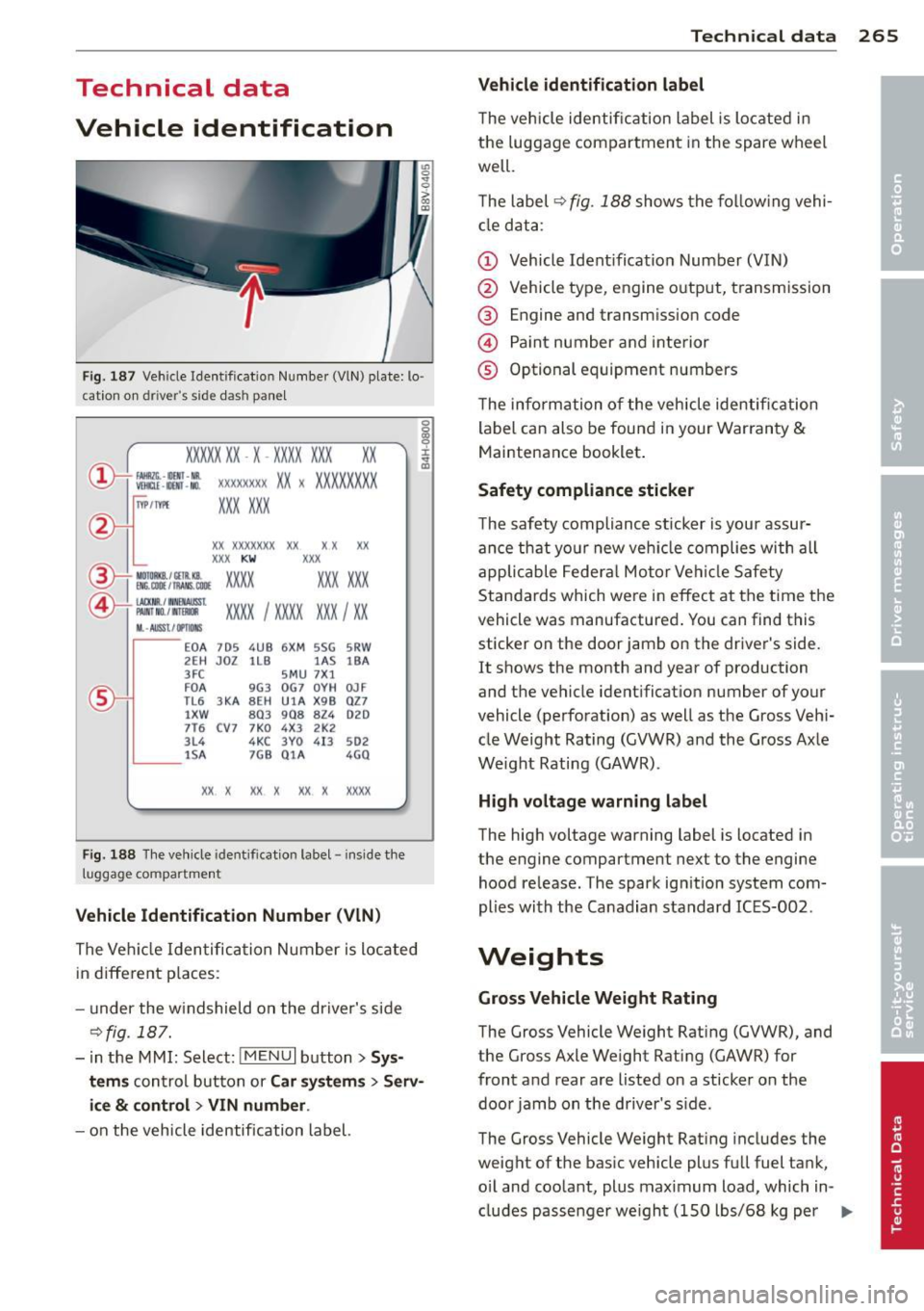 AUDI A3 SEDAN 2015 8V / 3.G Owners Manual AUDI A3 SEDAN 2015 8V / 3.G Owners Manual