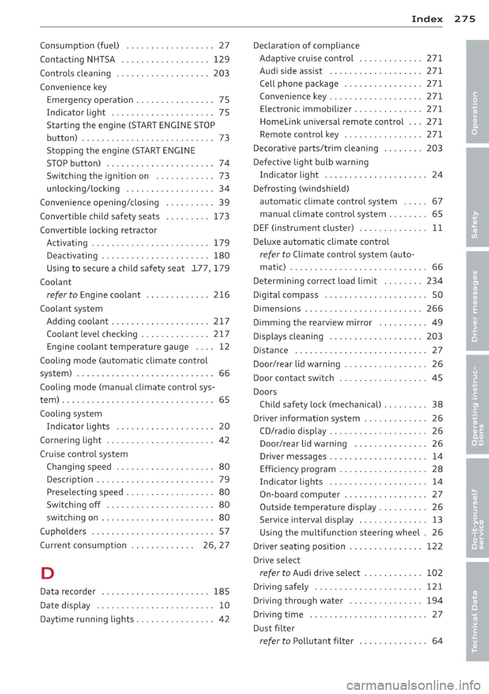 AUDI A3 SEDAN 2015 8V / 3.G Owners Manual AUDI A3 SEDAN 2015 8V / 3.G Owners Manual