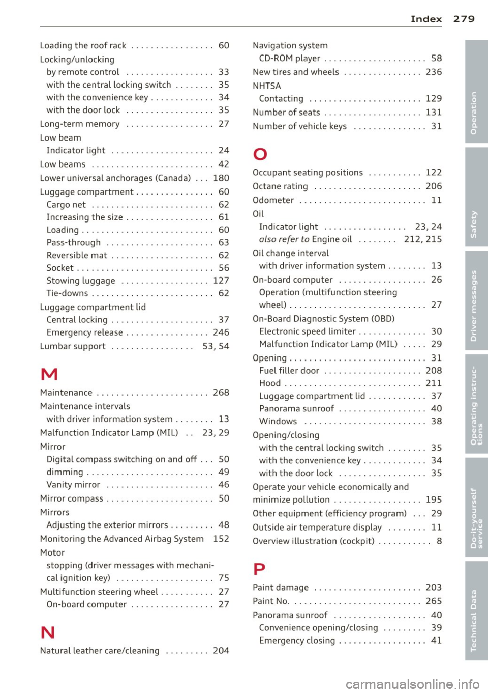 AUDI A3 SEDAN 2015 8V / 3.G Owners Manual AUDI A3 SEDAN 2015 8V / 3.G Owners Manual