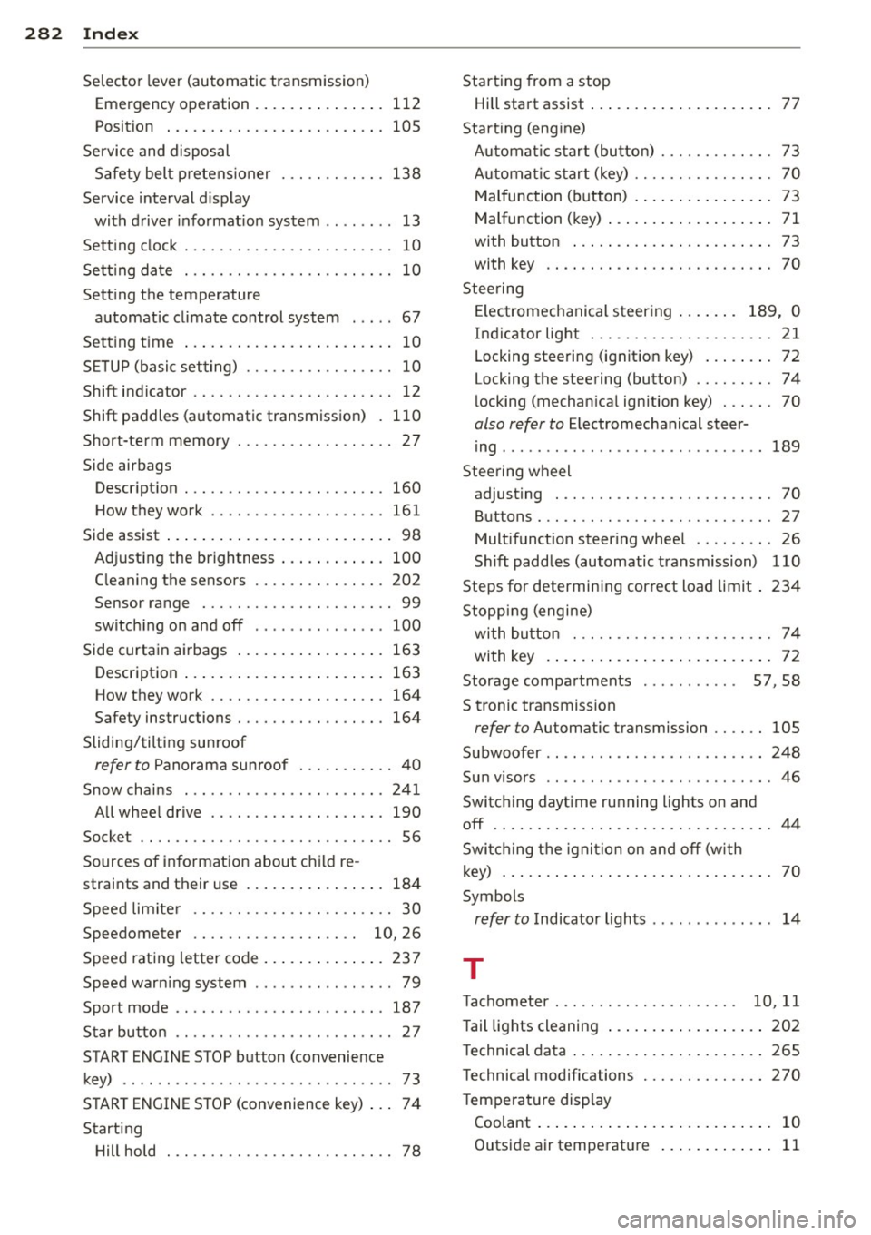 AUDI A3 SEDAN 2015 8V / 3.G Owners Manual AUDI A3 SEDAN 2015 8V / 3.G Owners Manual