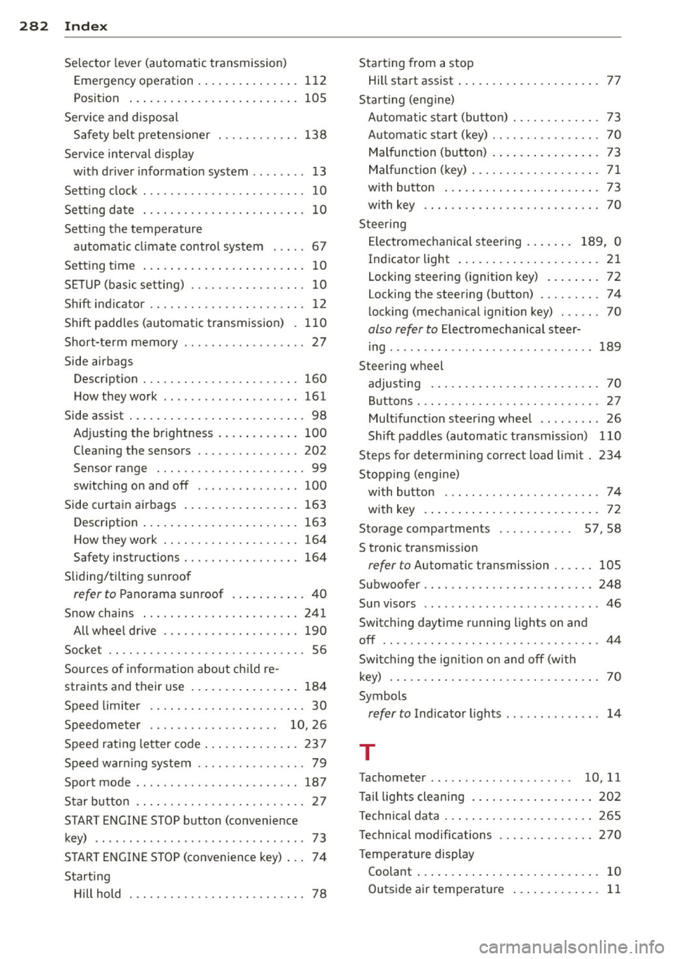 AUDI A3 SEDAN 2015 8V / 3.G Owners Manual 