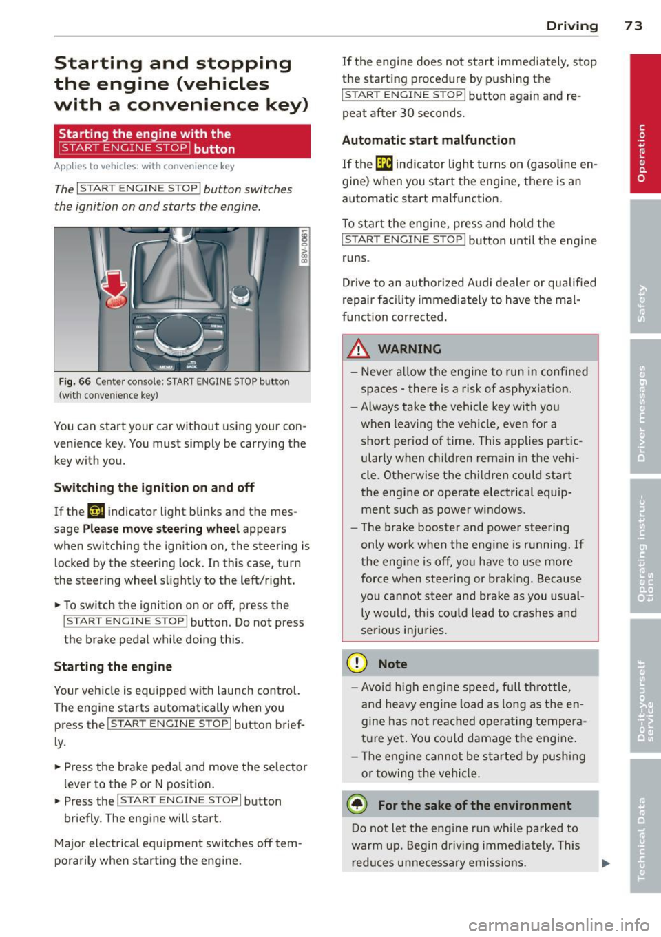 AUDI A3 SEDAN 2015 8V / 3.G Manual PDF AUDI A3 SEDAN 2015 8V / 3.G Manual PDF