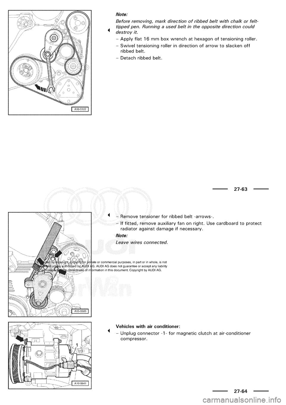 AUDI A3 2000 8L / 1.G Electrical System Owners Guide 