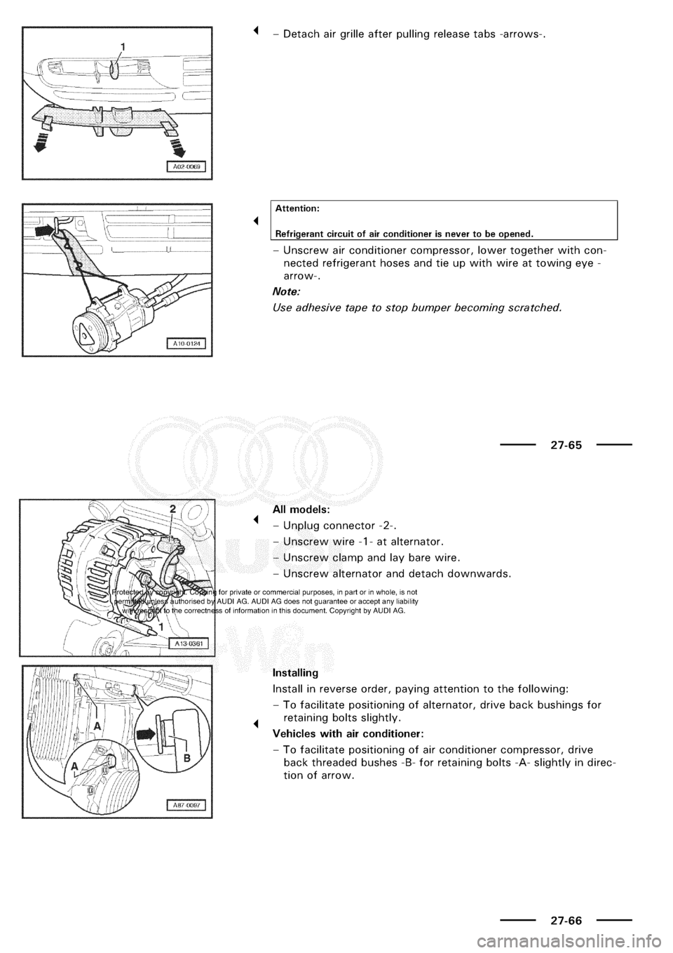 AUDI A3 1999 8L / 1.G Electrical System Owners Guide 
