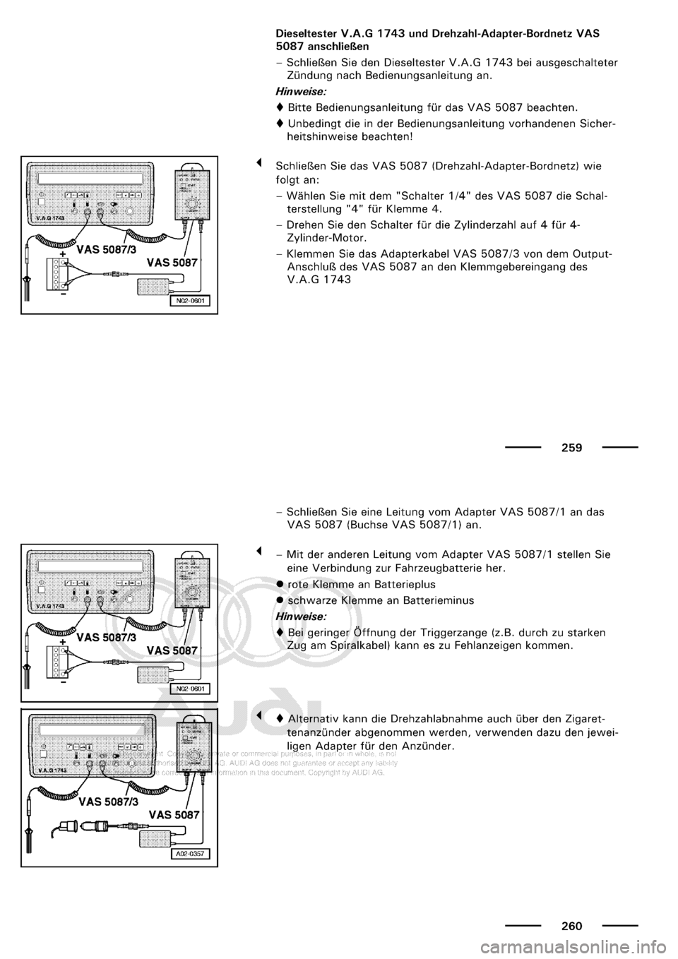 AUDI A3 2000 8L / 1.G Maintenance Workshop Manual 