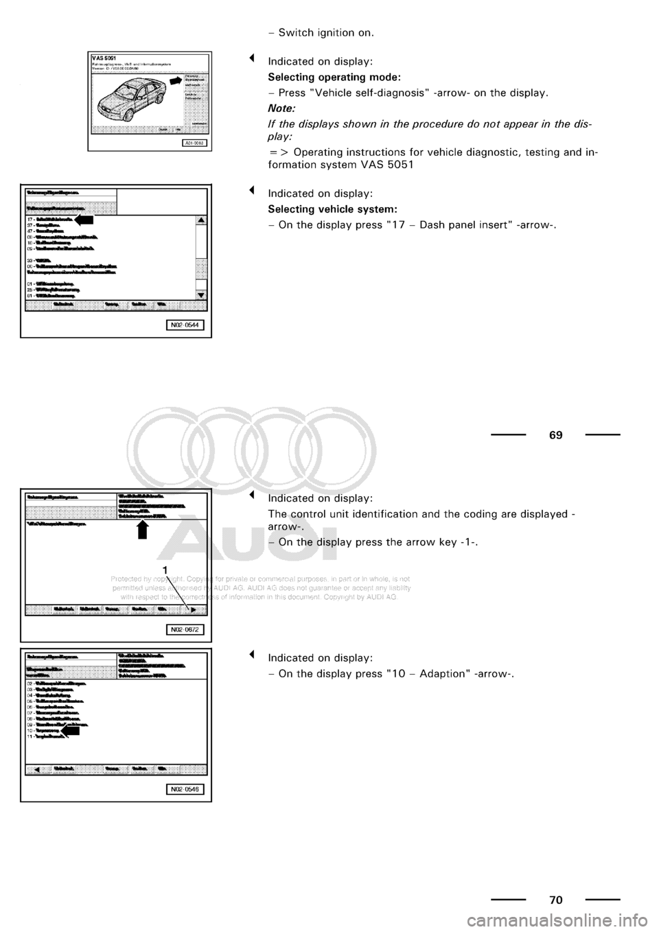 AUDI A3 2003 8L / 1.G Maintenance Owners Guide 