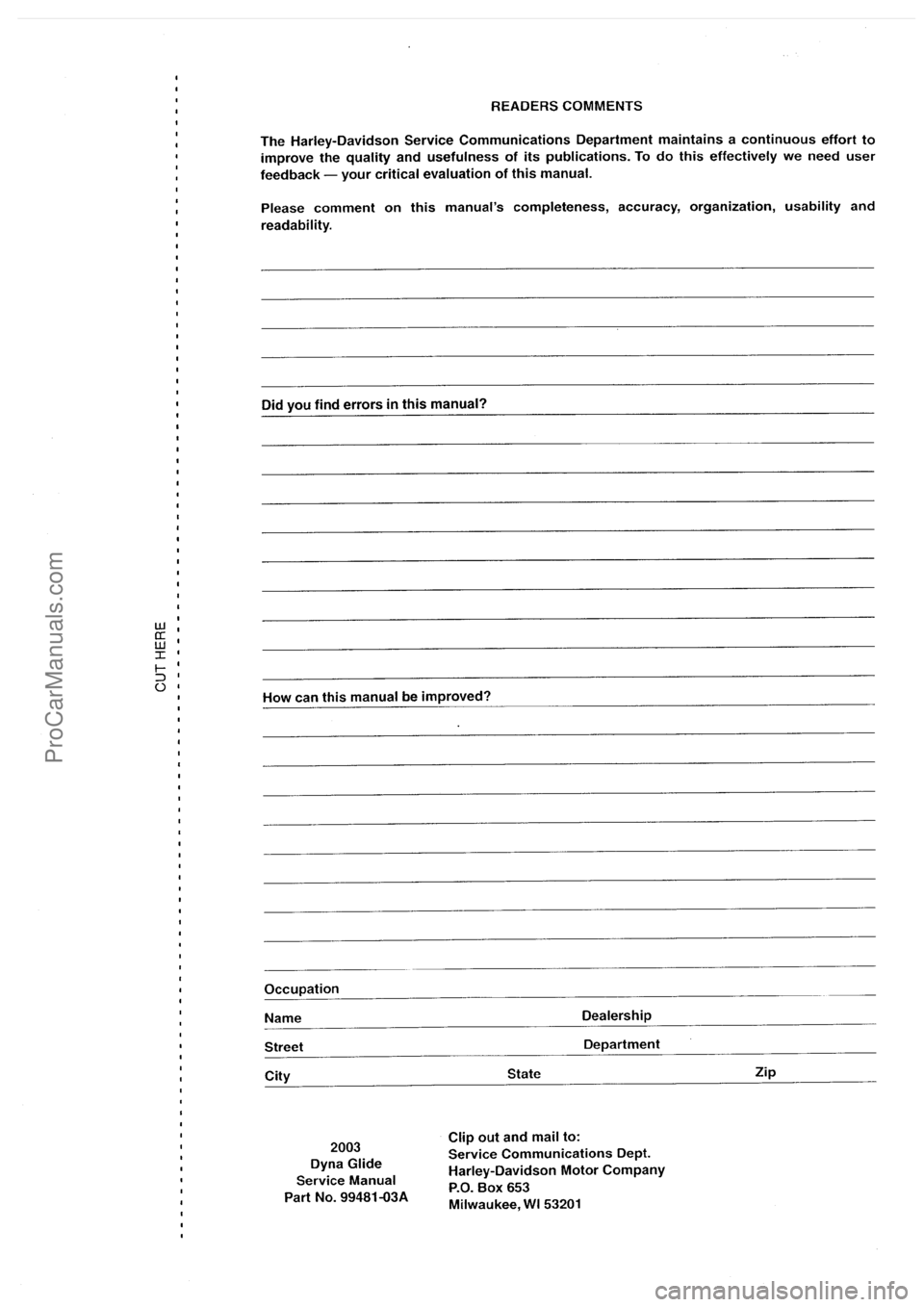 HARLEY-DAVIDSON DYNA GLIDE 2003  Service Manual  [6]
ProCarManuals.com 