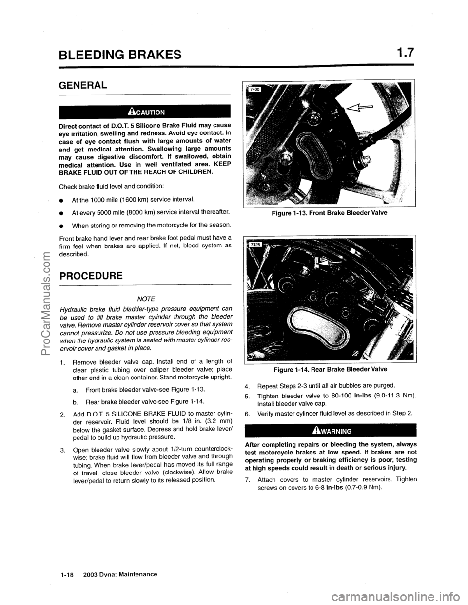 HARLEY-DAVIDSON DYNA GLIDE 2003 Owners Guide  [20]
ProCarManuals.com 