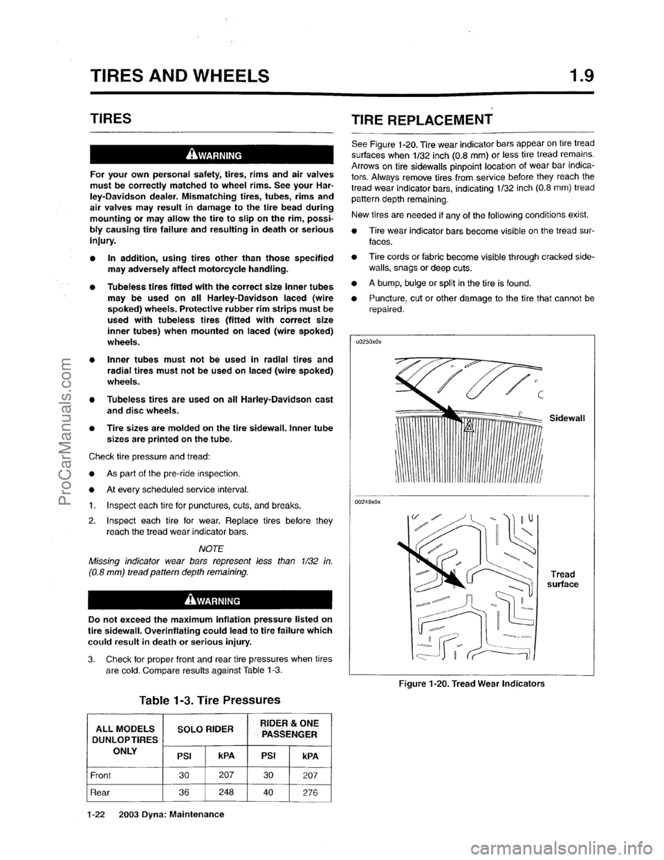 HARLEY-DAVIDSON DYNA GLIDE 2003 Owners Guide  [24]
ProCarManuals.com 