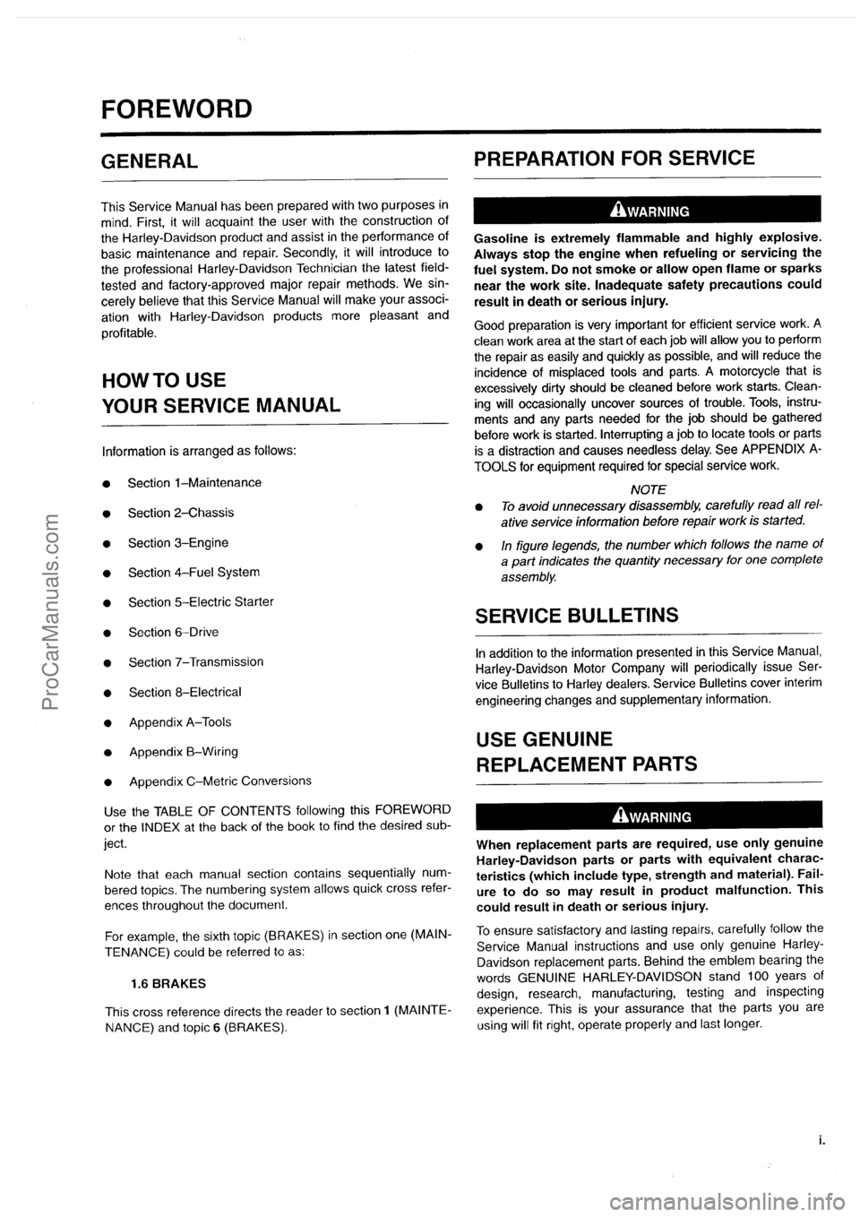 HARLEY-DAVIDSON DYNA GLIDE 2003  Service Manual  [7]
ProCarManuals.com 
