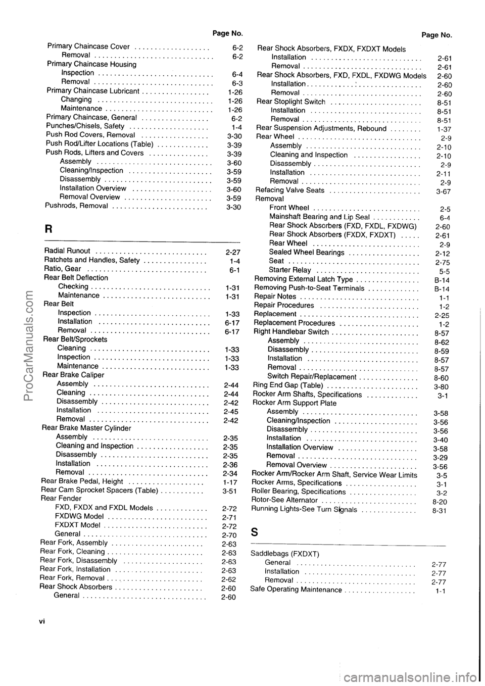 HARLEY-DAVIDSON DYNA GLIDE 2003  Service Manual  [8]
ProCarManuals.com 