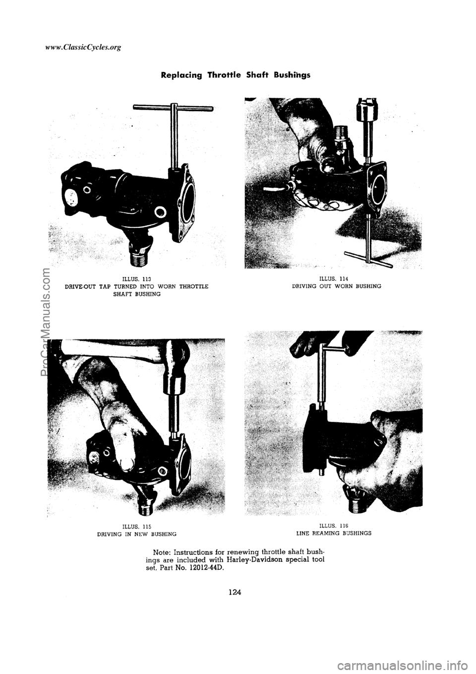HARLEY-DAVIDSON KNUCKLEHEAD 1940  Service Manual  [124]ProCarManuals.com     www.ClassicCycles.org  