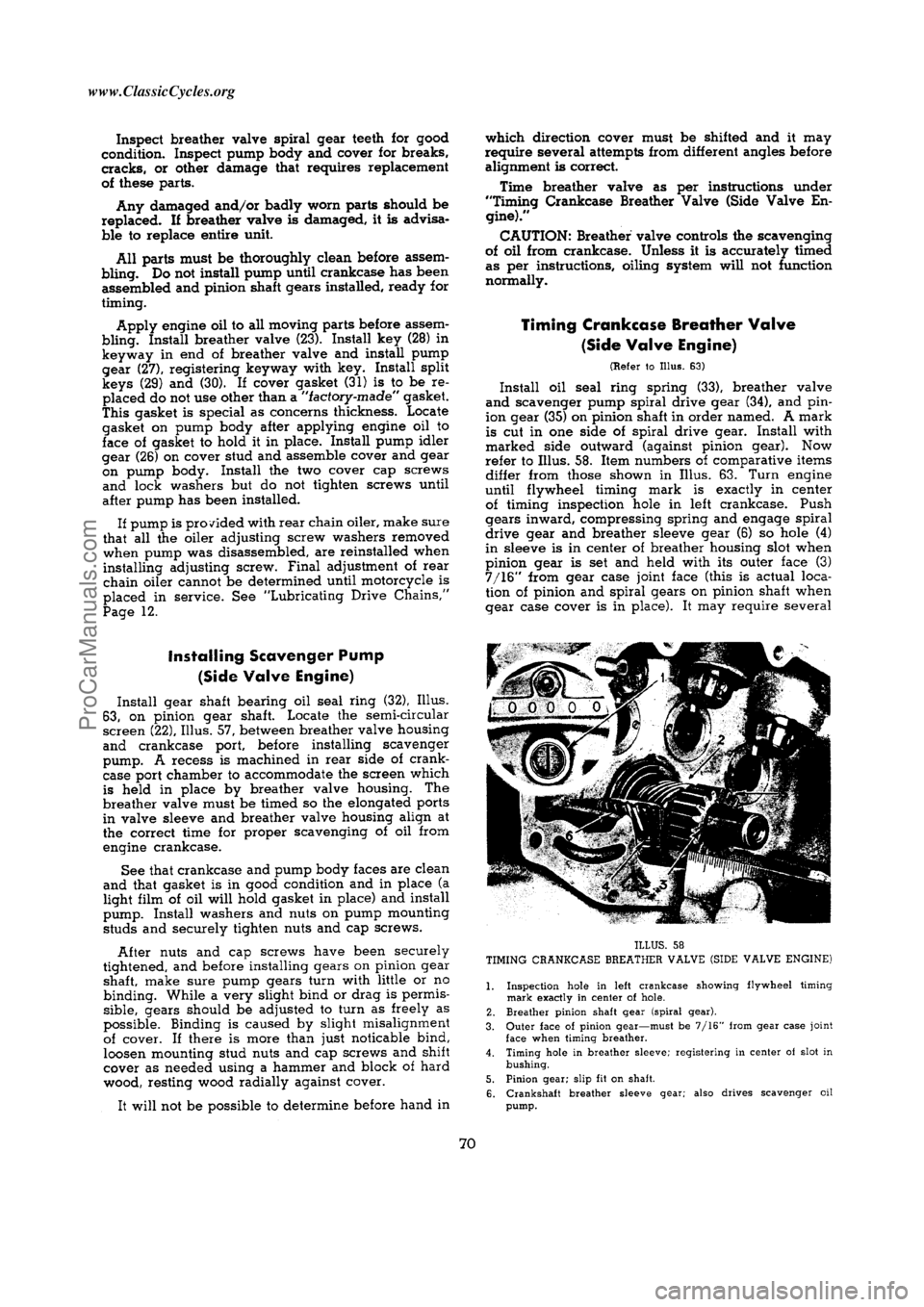 HARLEY-DAVIDSON KNUCKLEHEAD 1940 Repair Manual  [70]ProCarManuals.com     www.ClassicCycles.org  