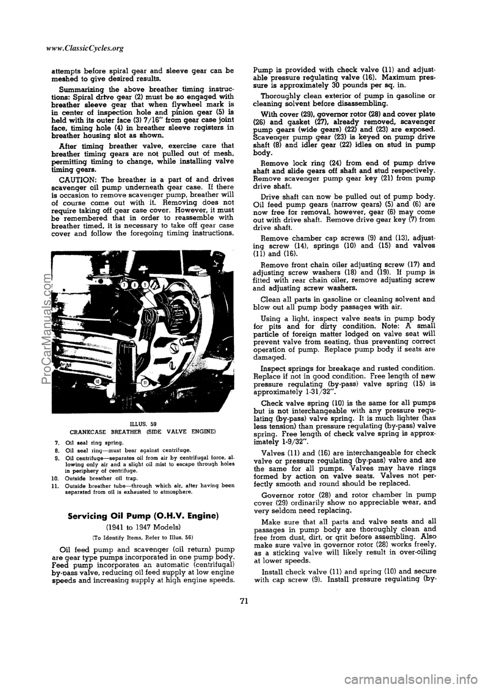 HARLEY-DAVIDSON KNUCKLEHEAD 1940 Manual PDF  [71]ProCarManuals.com     www.ClassicCycles.org  