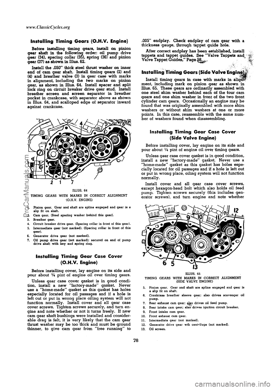 HARLEY-DAVIDSON KNUCKLEHEAD 1940 Manual PDF  [78]ProCarManuals.com     www.ClassicCycles.org  
