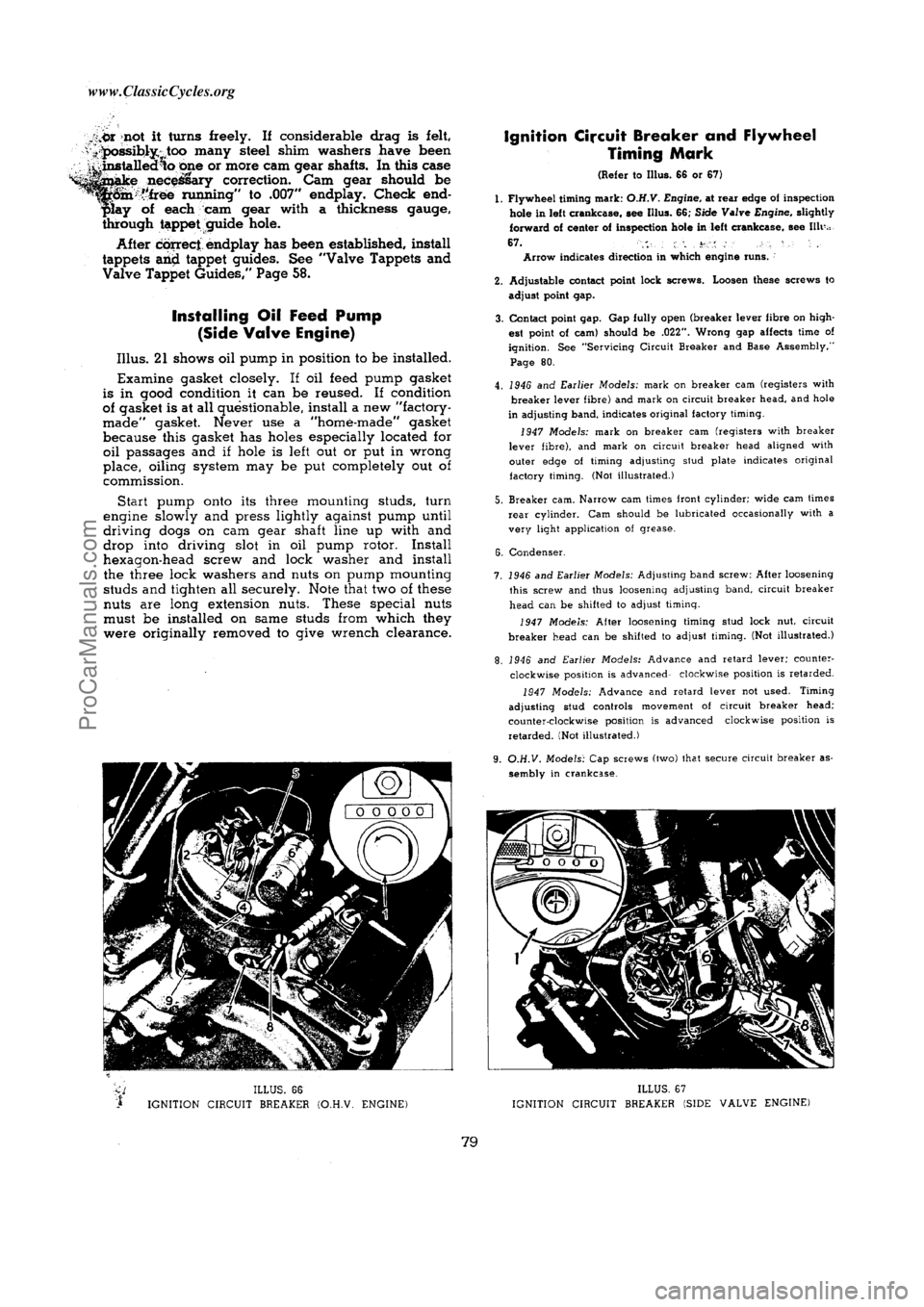 HARLEY-DAVIDSON KNUCKLEHEAD 1940 Manual PDF  [79]ProCarManuals.com     www.ClassicCycles.org  
