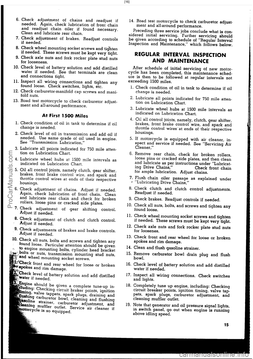 HARLEY-DAVIDSON PANHEAD 1948 User Guide  [16]
ProCarManuals.com 